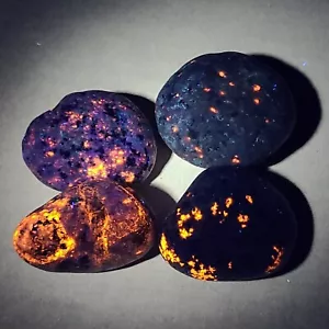YOOPERLITE STONES ROCCE DI SODALITE FLUORESCENTE DAL LAGO SUPERIOR BAGLIORE SOTTO I RAGGI UV - Foto 1 di 4
