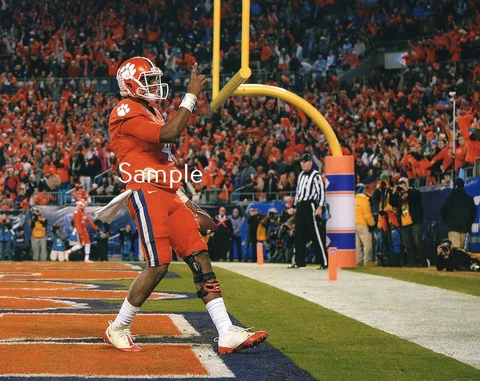 DeShaun Watson Clemson Tigers 8x10 Football Poster Print DW3 Cover