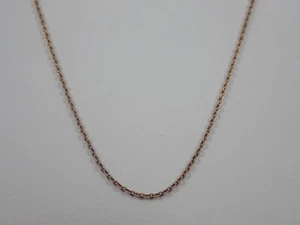 LINKS OF LONDON 925 STERLING SILVER RGV CABLE CHAIN DIAMOND CUT 27.5" NECKLACE - Picture 1 of 6