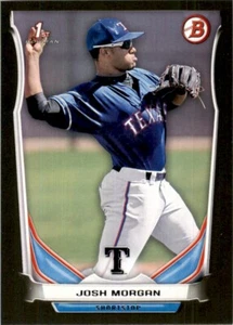 2014 Bowman Draft Picks Black Asia Josh Morgan Texas Rangers #DP90 - Picture 1 of 2