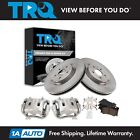 Trq Front Brake Calipers Ceramic Pads Rotors For 11-12 G37 M37 Qx70 09-14 370Z