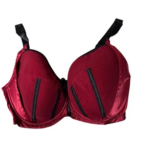 Reggiseno sexy Parfait Charlotte imbottito a seno intero tuffo 6901 rosso nero taglia 32J - Foto 1 di 15