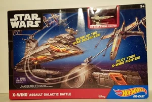 Star Wars X-Wing Assault Galactic Battle Play Set Hot Wheels You Control Flight - Picture 1 of 3