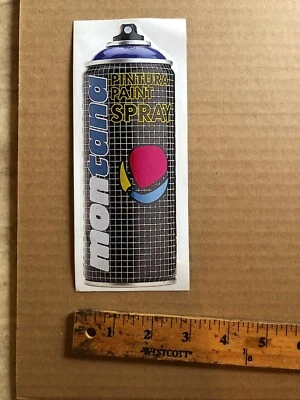 Vintage Sticker montana mtn spray paint can Vintage 90s Hardcore Rare - Image 1 of 3