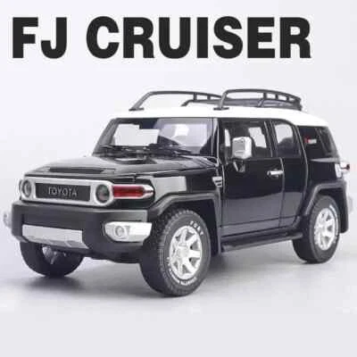 1/24 Toyota FJ Cruiser SUV Alloy Car Model Diecast Toy Vehicle Sound & Light - Image 1 of 4
