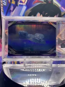 Topps Star Wars Mandalorian Cromo Crashing Through The Ice /75 Púrpura S2-9 - Imagen 1 de 2