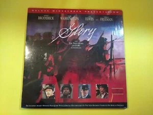 GLORY Matthew Broderick, Denzel Washington, Cary Elwes 1989 Tri Star R LASERDISC - Picture 1 of 4