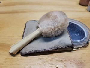 Vintage Fuller Brush Co. Face POWDER Brush w/Compact Mirror - Picture 1 of 5