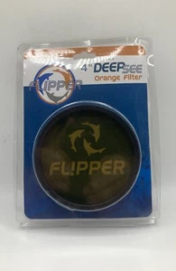 Flipper DeepSee Orange Linsenfilter 4" für Süß- und Meeresaquarien - Bild 1 von 2