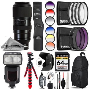Tamron 50-400mm f/4.5-6.3 III VC Lens for Sony +13 Piece Filter -64GB Kit