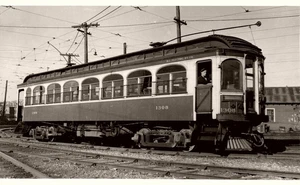 5B849 RP 1954 BC ELECTRIC RAILROAD CAR #1308 NEW WESTMINSTER - Bild 1 von 1