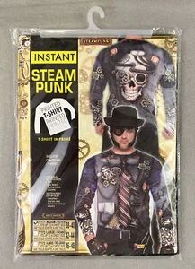 Instant Steampunk Printed T shirt Costume Men's Sz Med Forum - Picture 1 of 2