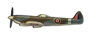 Large Spitfire Military Aeroplane Metal Lapel Pin Badge - Picture 1 of 9