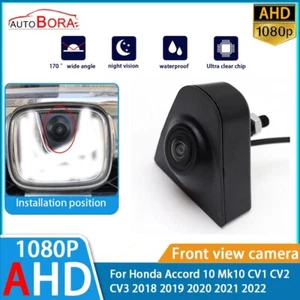 Front View Camera For Honda Accord 10 Mk10 CV1 CV2 CV3 2018 2019 2020 2021 2022 - Picture 1 of 17