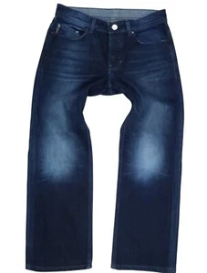 a|x Armani Exchange Vintage Y2k J101 Bota Corte Pierna Jeans 34 x 30 Relajado Hecho en EE. UU. - Imagen 1 de 15