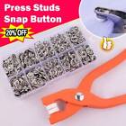Metal Press Studs Snap Button Fastener With Plier Tool Kit Clothing Tool