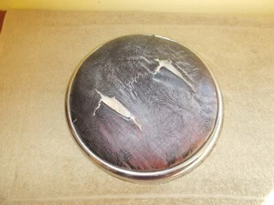 VINTAGE FRISEURSTUHL SEITENSITZHALTERUNG SITZKISSEN FÜR REPARATURTEIL CHROM RUND - Bild 1 von 12