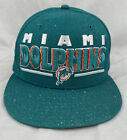 Miami Dolphins Hat Snapback Spell Out Splatter Bill New Era 59Fifty Teal OSFM