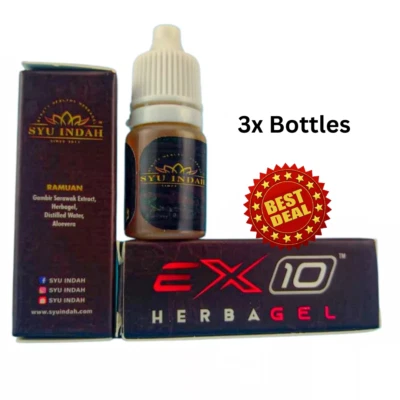 Gambir Sarawak Prolong Premature Sex Delay Ejaculation 5ml (3 Bottles) - Image 1 of 4