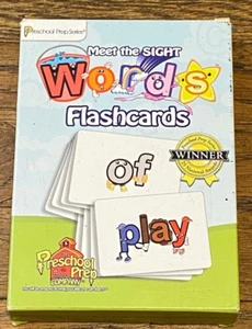 Preschool Prep Meet the Sight Words Flashcards, Kathy Oxley - Picture 1 of 3