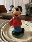 Walt Disney MICKEY MOUSE Vintage Play Pal Plastic Coin Bank 11 Inch