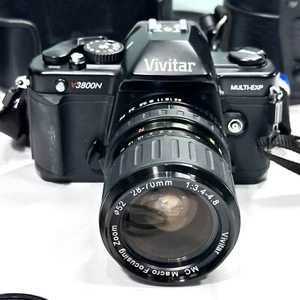 VTG Vivitar V3800N 35mm Film Camera with 28-70mm Lens - READ FULL DESCRIPTION - Picture 1 of 12