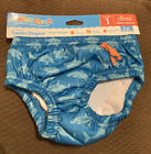 NIP Swim School Reusable Swim Diaper Sharks Blue Level 1 Baby Boy 13-18 lbs
