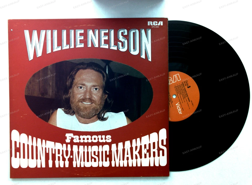 Willie Nelson - Famous Country Music Makers UK 2LP 1975 FOC '* - Image 1 of 1