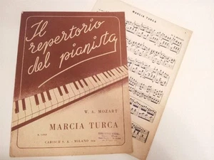 MARCIA TURCA - W.A. MOZART - IL REPERTORIO DEL PIANISTA - 1953 - CARISCH S.A. - Bild 1 von 1