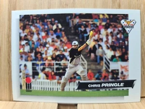CHRIS PRINGLE🏆1993/94 #31 Futera NEW ZEALAND The Ashes Cricket Card🏆FREE POST - Picture 1 of 2