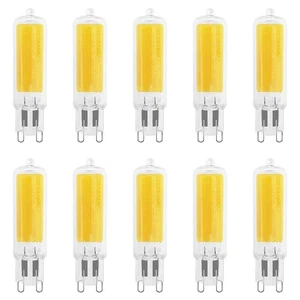 Luxrite G9 LED Bulb Dimmable 50 Watt Equivalent 3500K 450LM ETL Listed (10 Pack) - Picture 1 of 6
