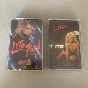 Lita & Dancin’ on the Edge by Lita Ford - two cassette tapes - Picture 1 of 6