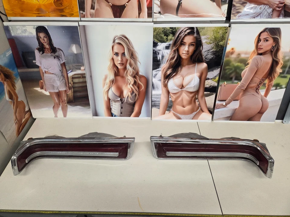 1966 Chrysler New Yorker tail lights taillights #1 - Image 1 of 4