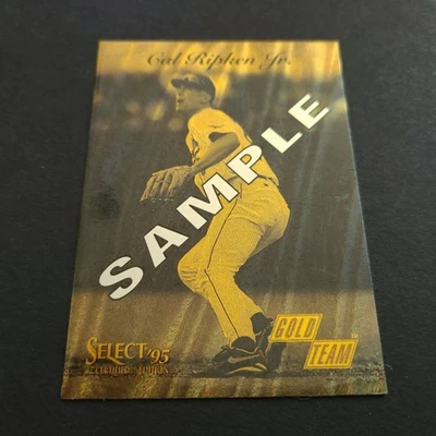 1995 Score Select certificado Cal Ripken Jr. #3 muestra de equipo de oro - Orioles Salón de la fama Foto 1 de 2