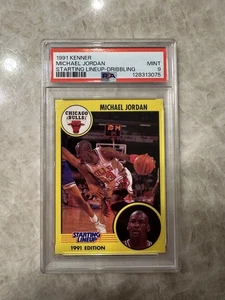 1991 Kenner Starting Lineup Dribbling Michael Jordan Chicago Bulls PSA 9 MINT - Bild 1 von 4
