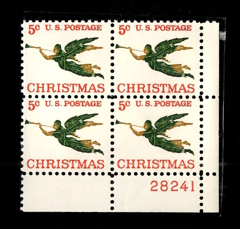 Christmas Issue Plate Block 1965 - Image 1 of 1
