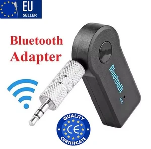 Bluetooth Receiver AUX Adapter 3.5mm Jack Phone Audio Car Radio with Mic - Picture 1 of 5
