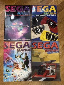 Sega Mania Uk Video Game Magazine Lot - #2, 3, 7, 8