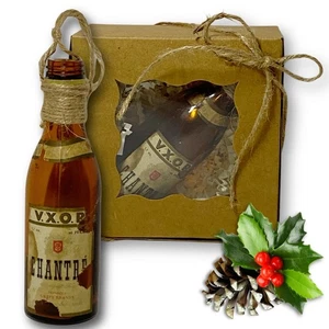 Chantre Brandy Artisan Vintage Miniature Glass Bottle Unique Ornament - Picture 1 of 6
