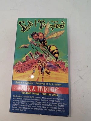 Sick & Twisted Festival of Animation Vol 3 VHS 1996 Spike & Mike MMP... - Image 1 of 4