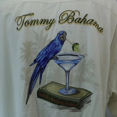 Tommy Bahama xxxl/TTTG Tequila Mocking Parrot Embroidered Original - Image 1 of 4