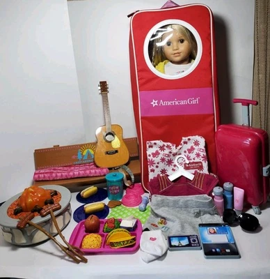 大量 36 件 批量 美国女孩 Julie Albright 娃娃 篝火 热午餐 宠物套装 — 第 1/4 张图片