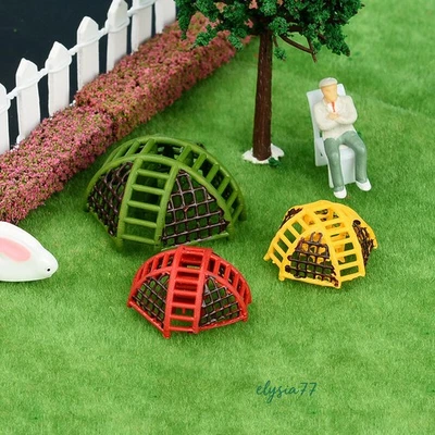 2PC Miniatures Multicolor Climb Toys HO/OO Scale Children's Amusement Park Scene - Image 1 of 4