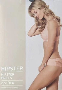 Damen Slip Hipster 2 Stück apricot Gr. M 40/42 Neu - Bild 1 von 7