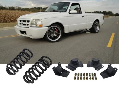 Ford Ranger 1989-1997 Std. Cab Street Edge 2" Front 4" Rear Drop Suspension Kit - Imagem 1 de 3