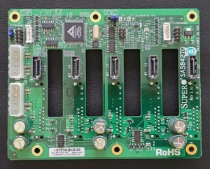 Supermicro BPN-SAS-842TQ 4U SAS Backplane x5 3.5" HDD SC842's - Picture 1 of 2