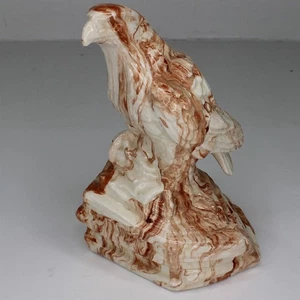 Arkansas Claystone Ceramic Eagle Red and White 9" Tall Handmade - Picture 1 of 8
