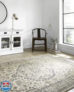 Loloi Teagan Collection TEA-01 Natural/Lt. Grau 2'-8" x 13', 0,25" dick, laufend - Bild 1 von 5