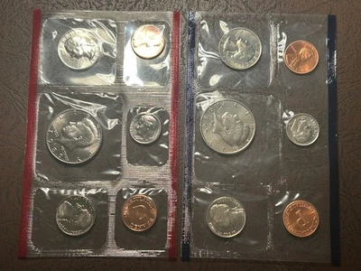 1989 Uncirculated Coin Set No Envelope - Image 1 of 2