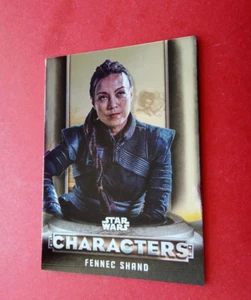 Star Wars Topps The Mandalorian Characters Card Silver Fennec Shand Karte C-10 - Bild 1 von 1